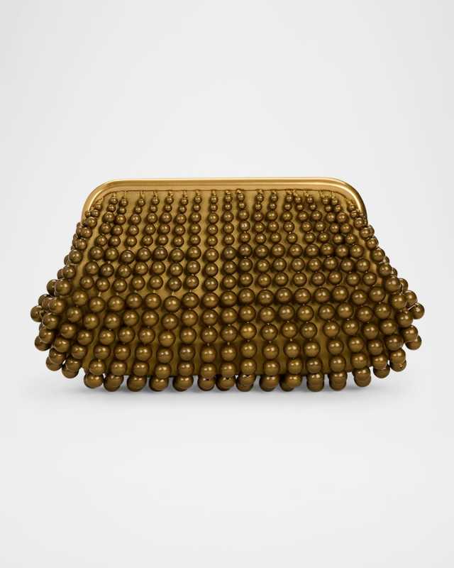 Nia Mini Beaded Clutch Bag